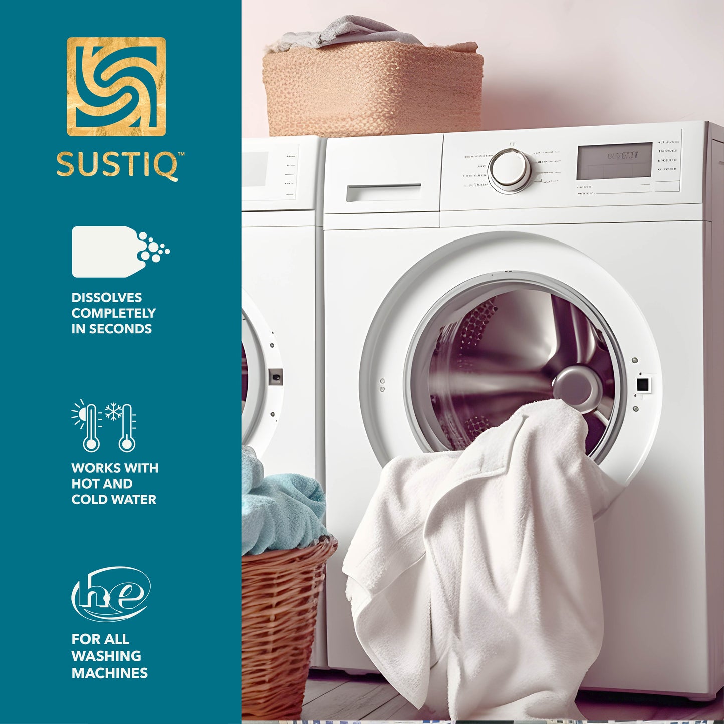 Sustiq Laundry Detergent Sheets